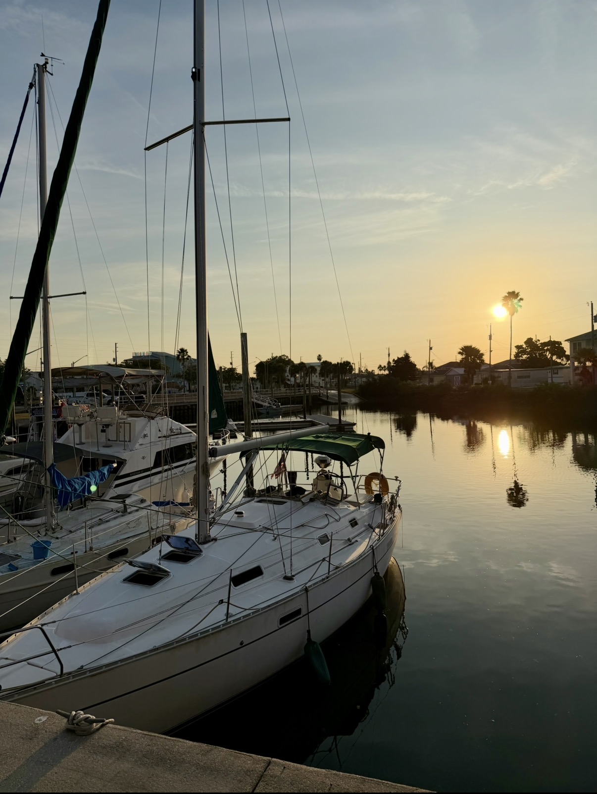 Northern Lights docked at Skeleton Key Marina in Hudson